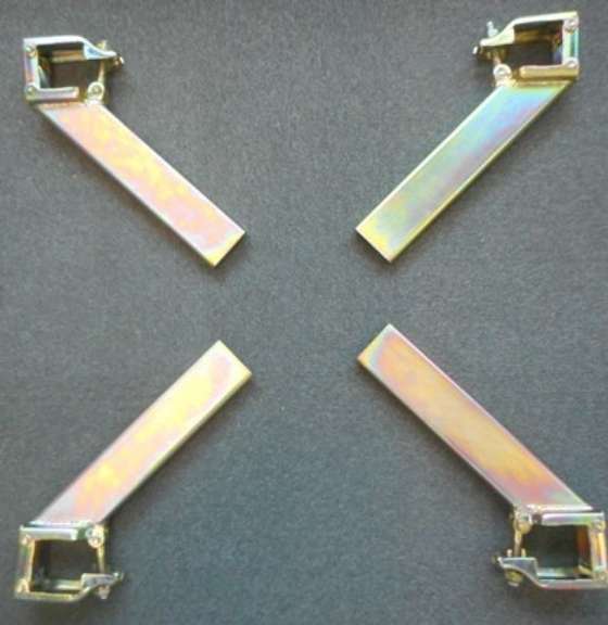 50角用中間仕切り金具 1セット / Ｗタイプ